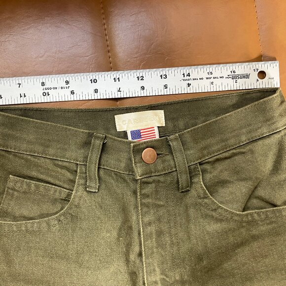 Carleen Two Tone Jeans in Sage - Picture 6 of 12